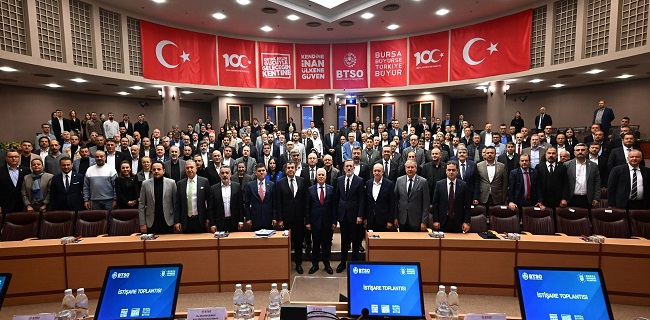 Bursa Büyükşehir Belediye Başkanı Mustafa Bozbey BTSOnun Konuğu Oldu